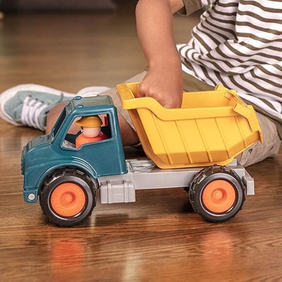 Battat  Dump Truck Classic Toddler Trucks w/Soft Rubber Wheels For 18+ Months - Picture 10 of 16